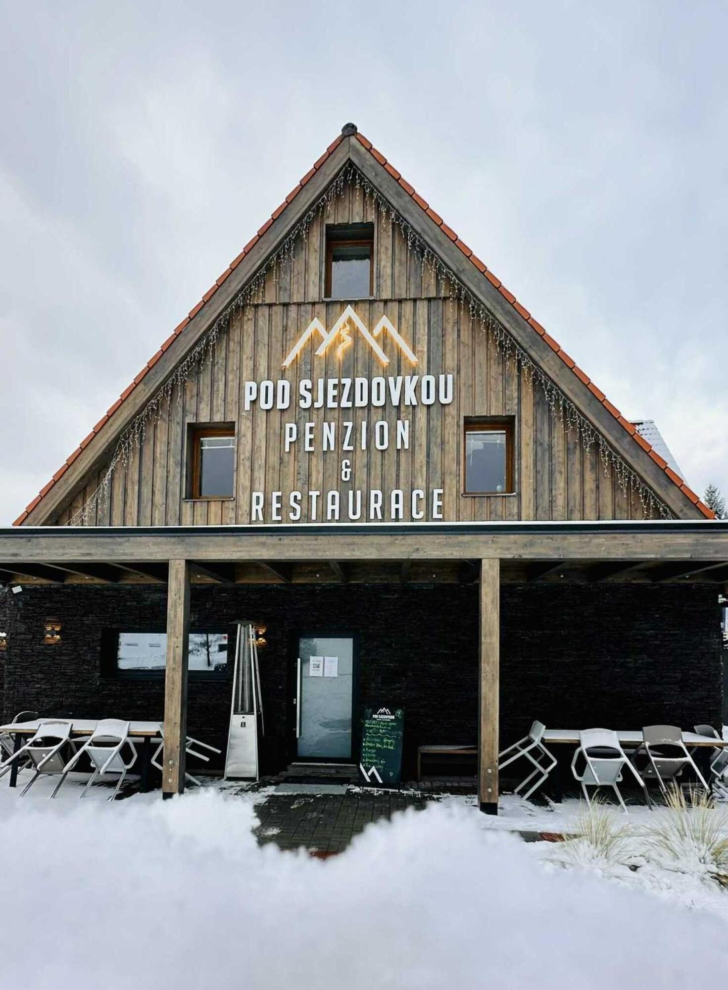 Penzion A Restaurace Pod Sjezdovkou Cenkovice Exterior photo